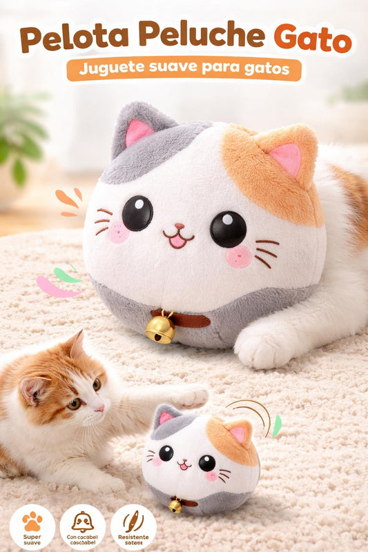 Pelota Peluche Gato